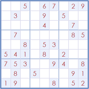 Jeu sudoku puzzle